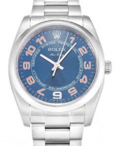 Alternative view of Rolex Air-King Blue Dial 114200