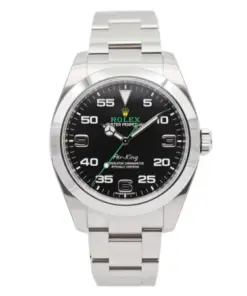 Alternative view of Rolex Air-King Black Dial 116900