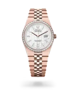 Alternative view of Rolex Land-Dweller 36 mm Everose gold and diamonds