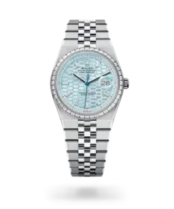 Alternative view of Rolex Land-Dweller 36 mm platinum and diamonds