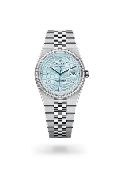 Rolex Land-Dweller 36 mm platinum and diamonds