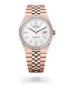 Alternative view of Rolex Land-Dweller 40 mm Everose gold and diamonds