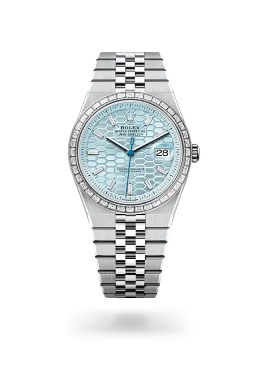 Rolex Land-Dweller 40 mm platinum and diamonds