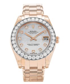 Alternative view of Replica Rolex Pearlmaster 81285