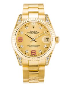 Alternative view of Replica Rolex Mid-Size Datejust 178238